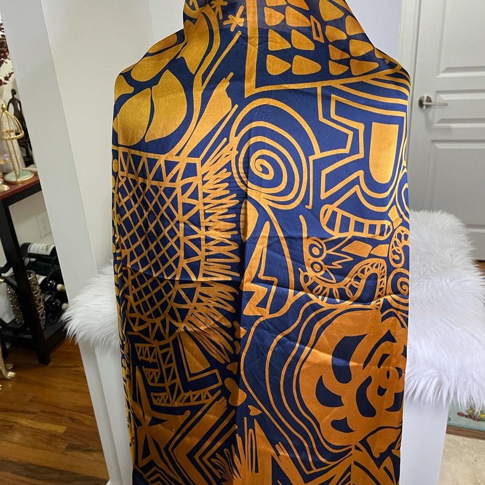 Authentic Chanel Silk Shawl/Wrap/Scarf.